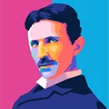 Portrait von Nikola Tesla (C: Zero05Ard/Shutterstock)